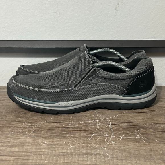 Skechers Relaxed Fit Expected Avillo Men’s Slip-On Shoes Sneakers Size 12 Gray - Picture 1 of 8